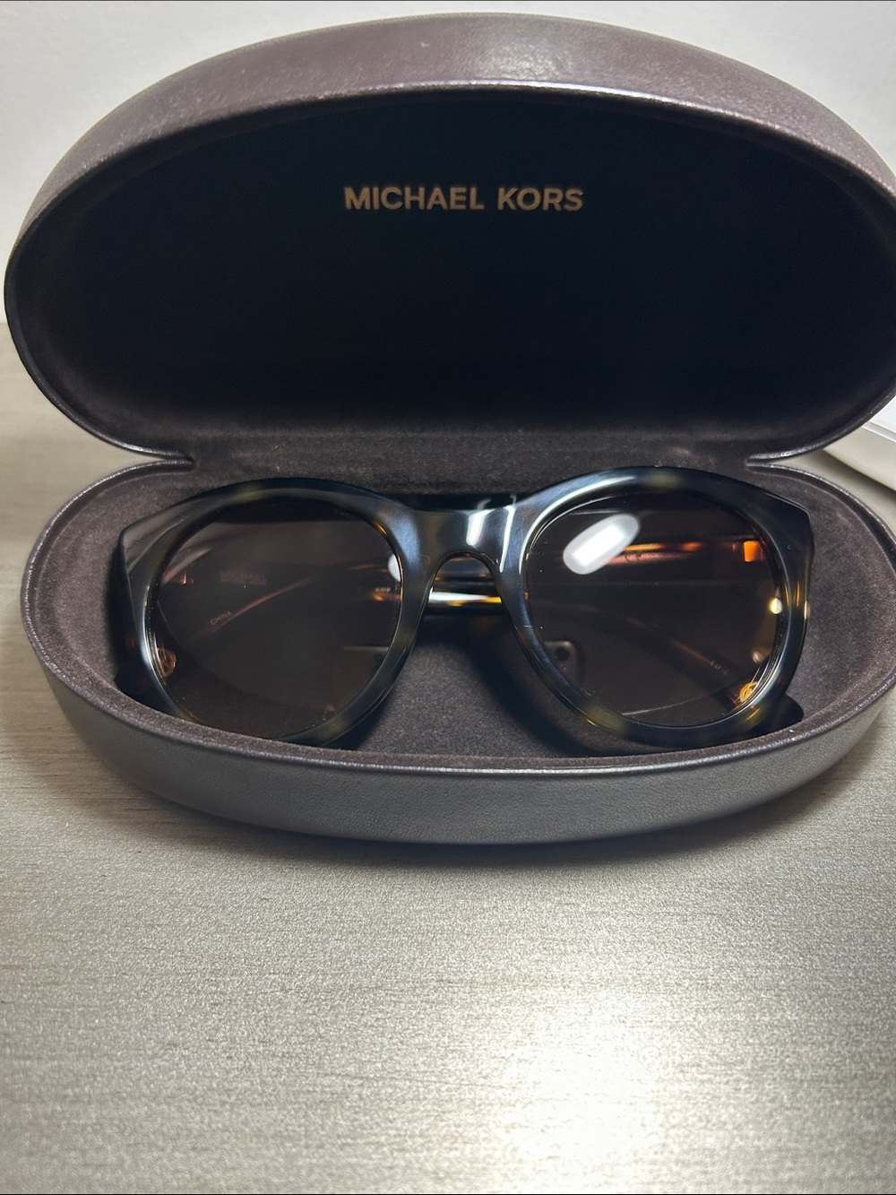 Michael Kors Tortoise Shell Sunglasses - Brown Lenses